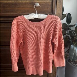 Banana Republic Coral Crew Neck Sweater